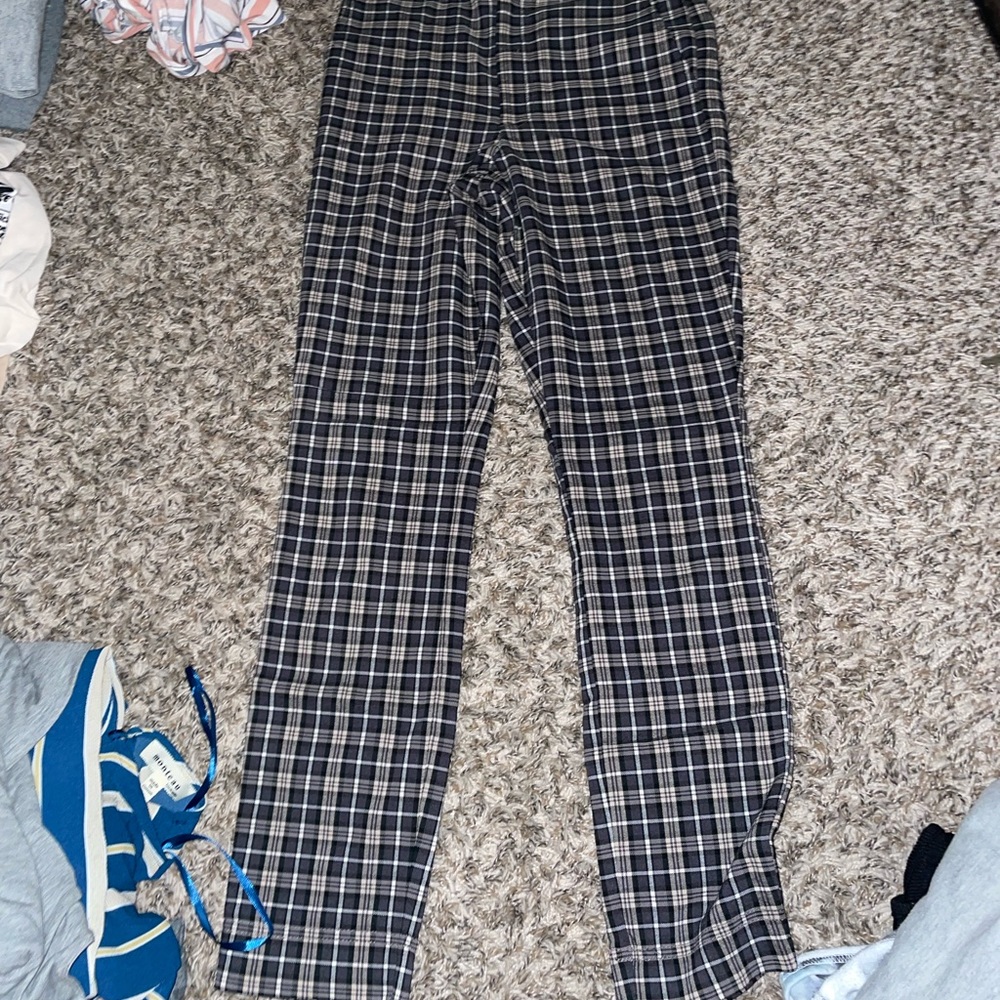 Hollister Plaid Pants